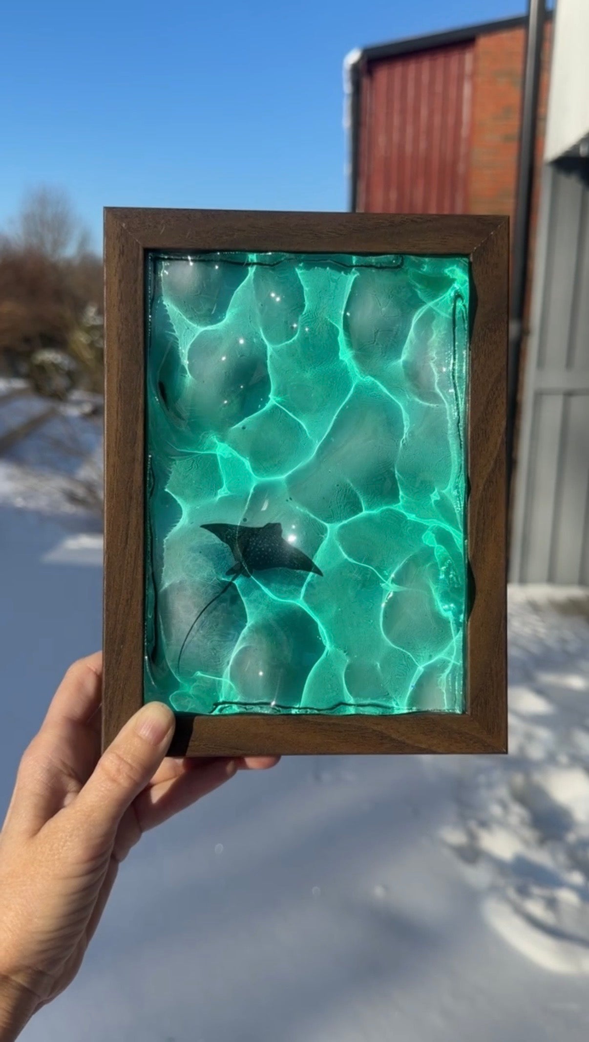 Vatten inspirerad tavla - *Ocean art*