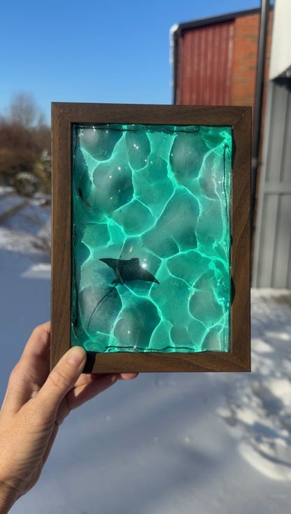 Vatten inspirerad tavla - *Ocean art*