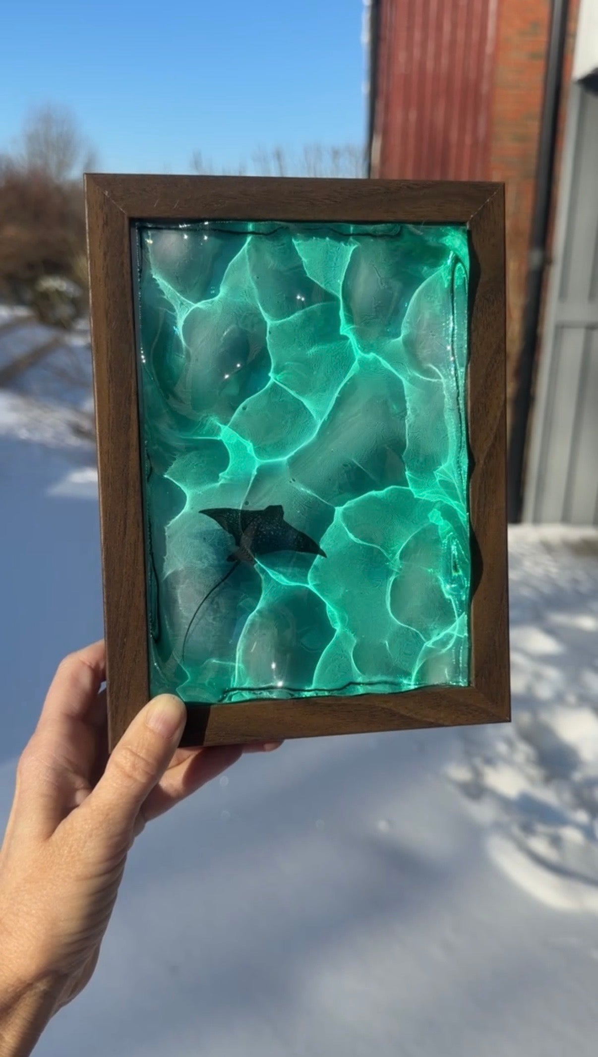 Vatten inspirerad tavla - *Ocean art*