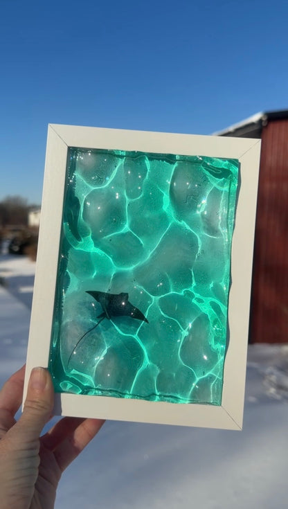 Vatten inspirerad tavla - *Ocean art*