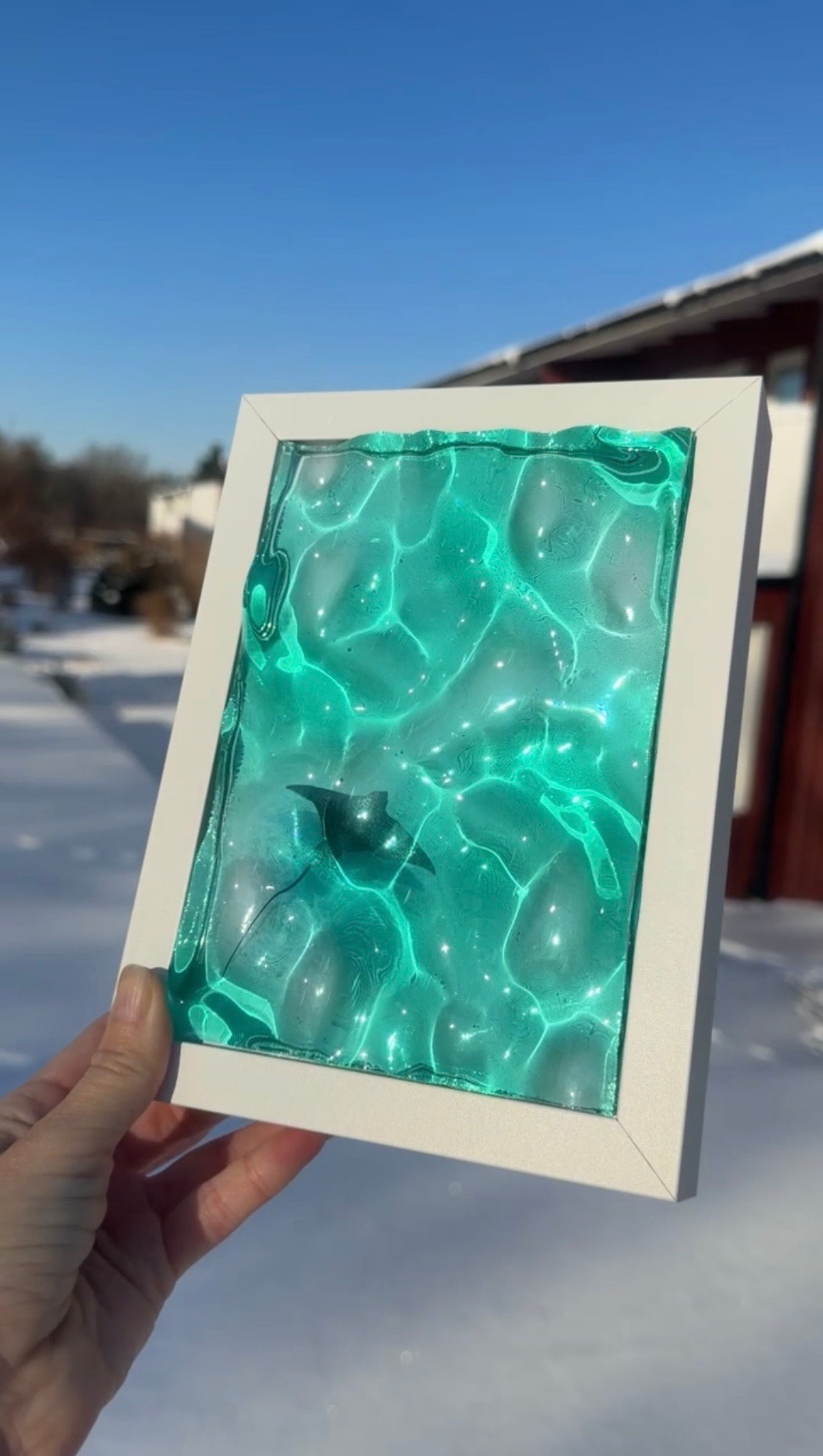 Vatten inspirerad tavla - *Ocean art*