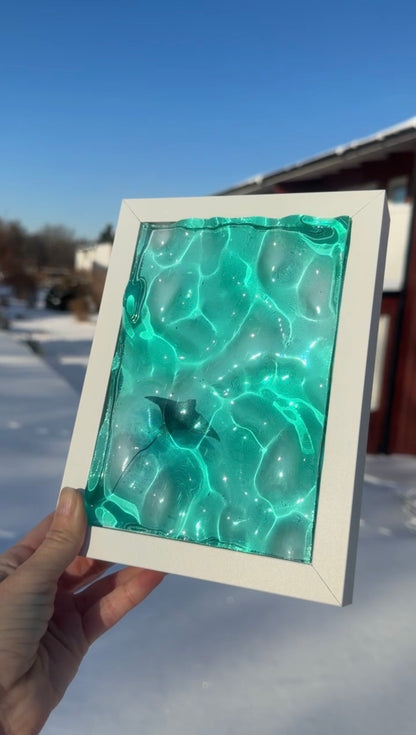 Vatten inspirerad tavla - *Ocean art*