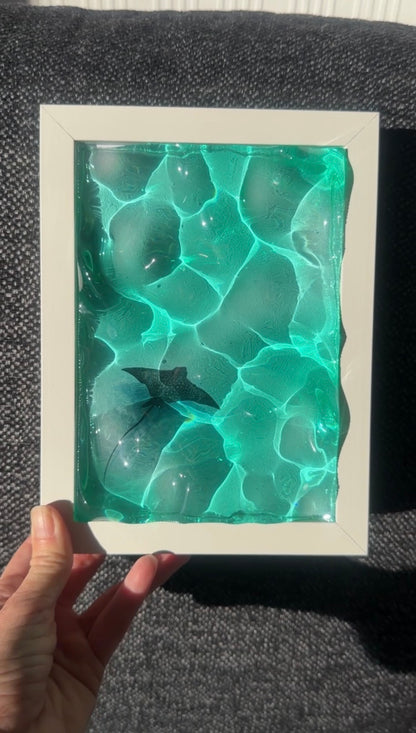 Vatten inspirerad tavla - *Ocean art*