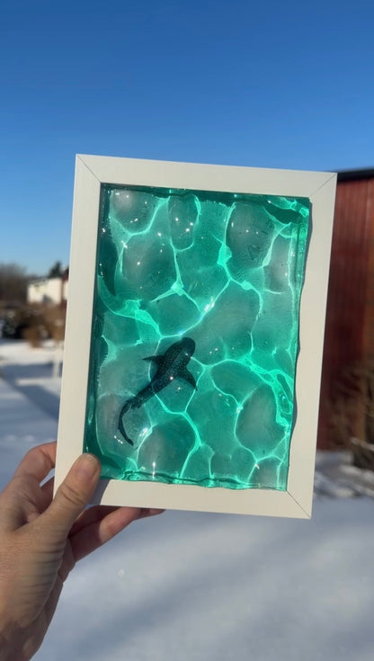 Water ripple art whaleshark - OCEAN ART
