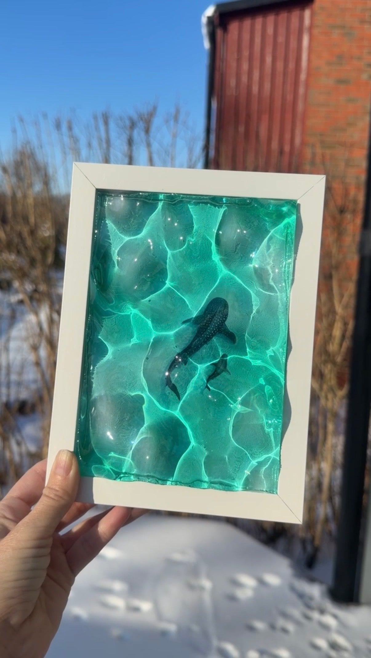 Vatten inspirerad tavla - *Ocean art*