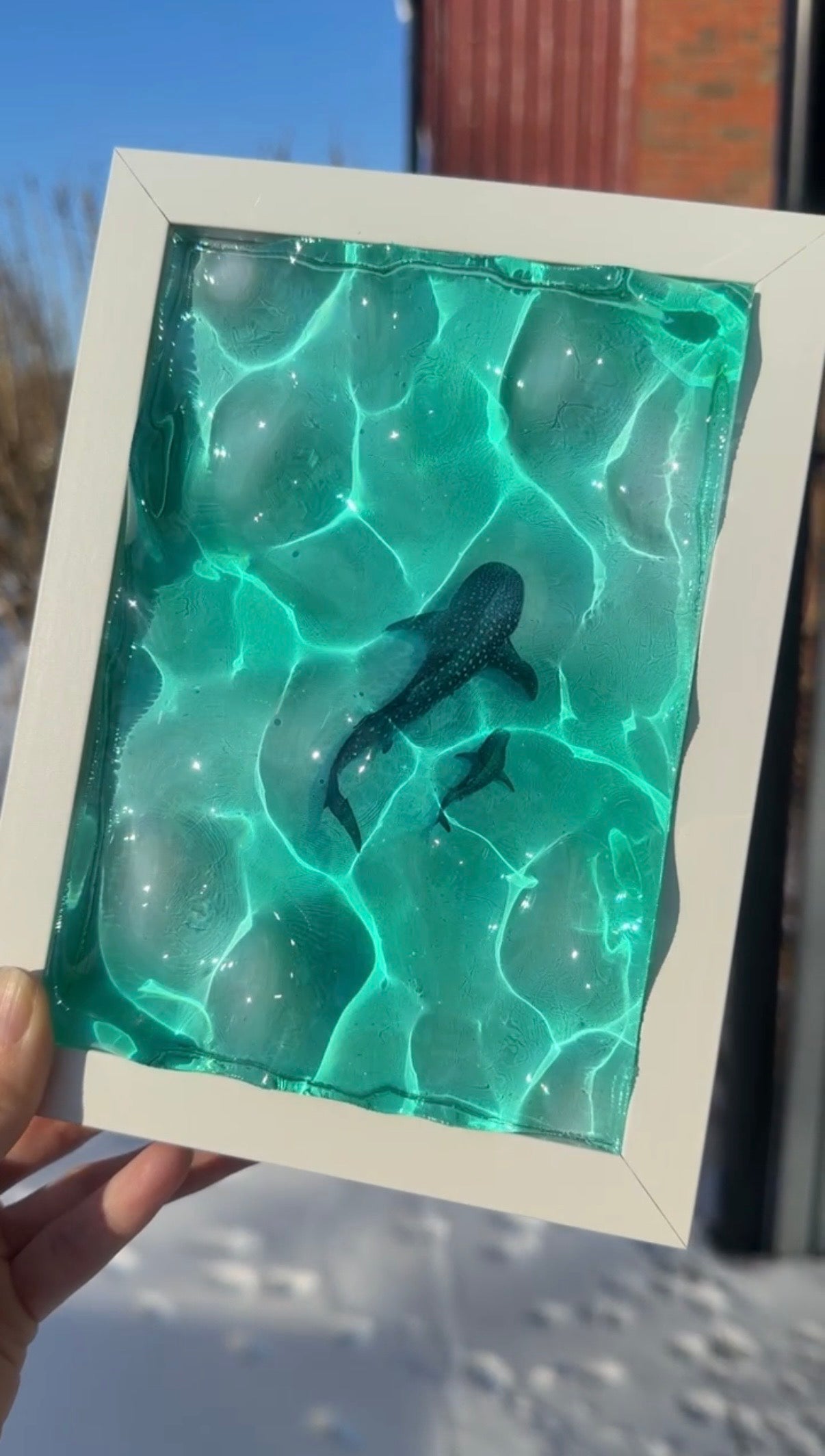 Vatten inspirerad tavla - *Ocean art*