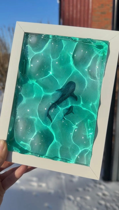 Vatten inspirerad tavla - *Ocean art*