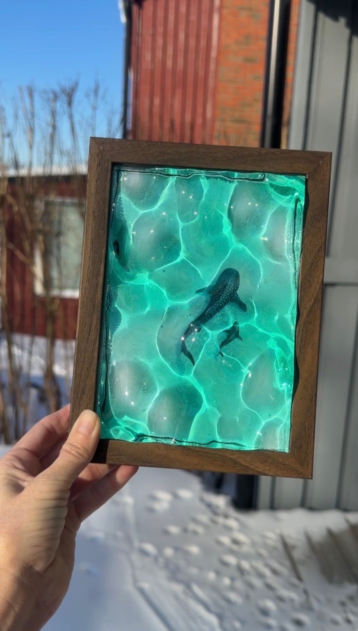 Vatten inspirerad tavla - *Ocean art*