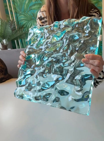 Vatteninspirerad konst 30x30 cm - Ocean art