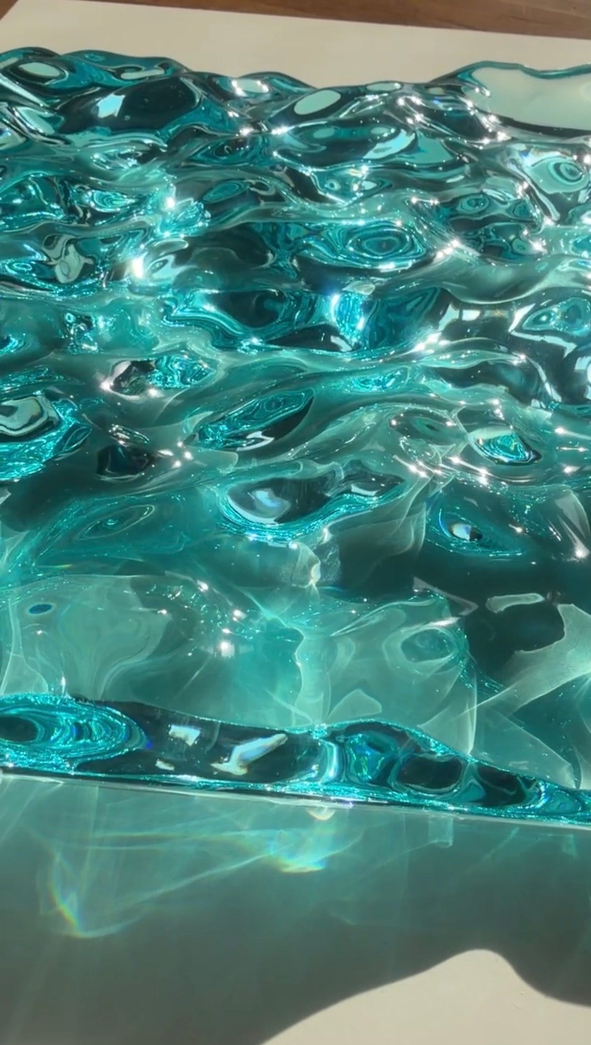 Vatteninspirerad konst 30x30 cm - Ocean art