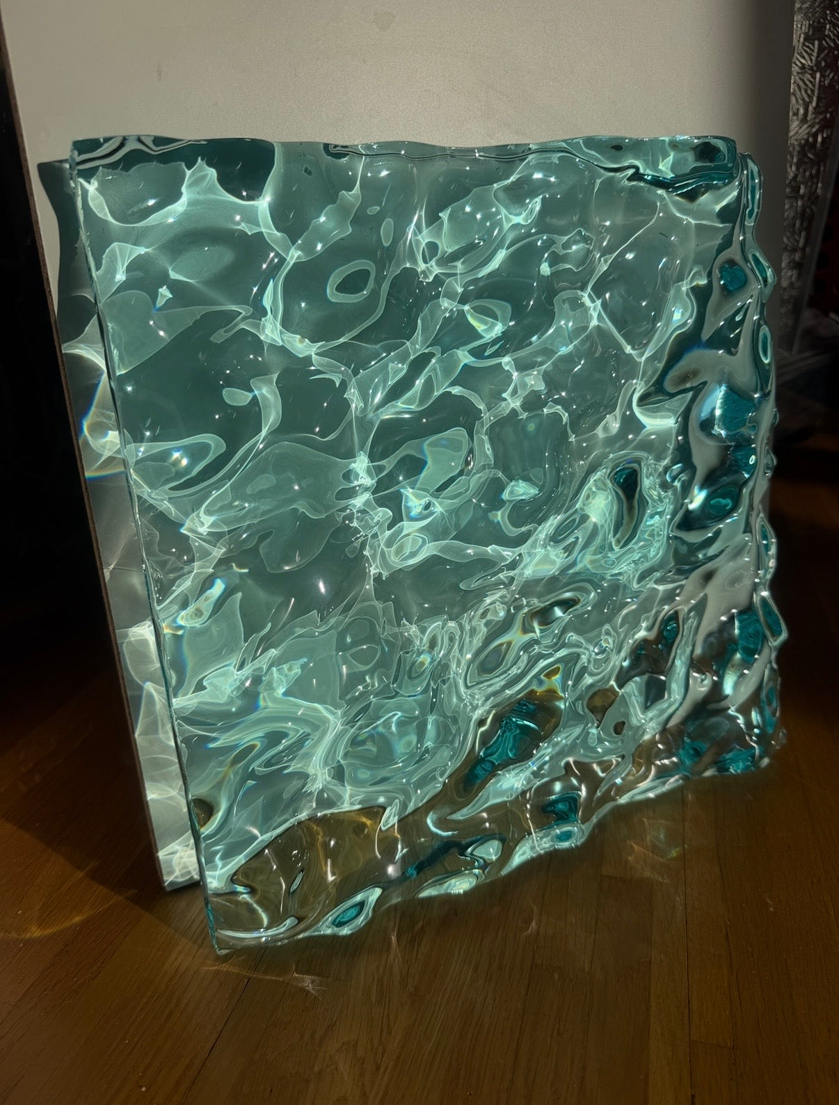 Vatteninspirerad konst 30x30 cm - Ocean art