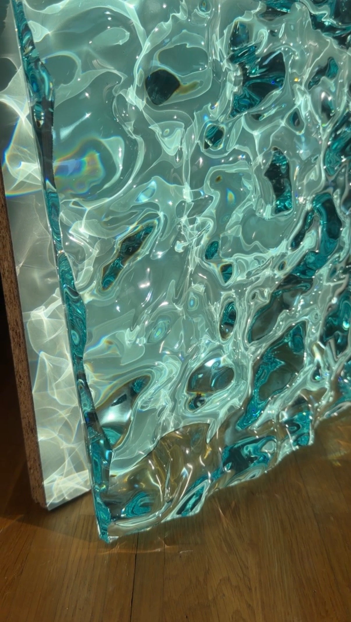 Vatteninspirerad konst 30x30 cm - Ocean art