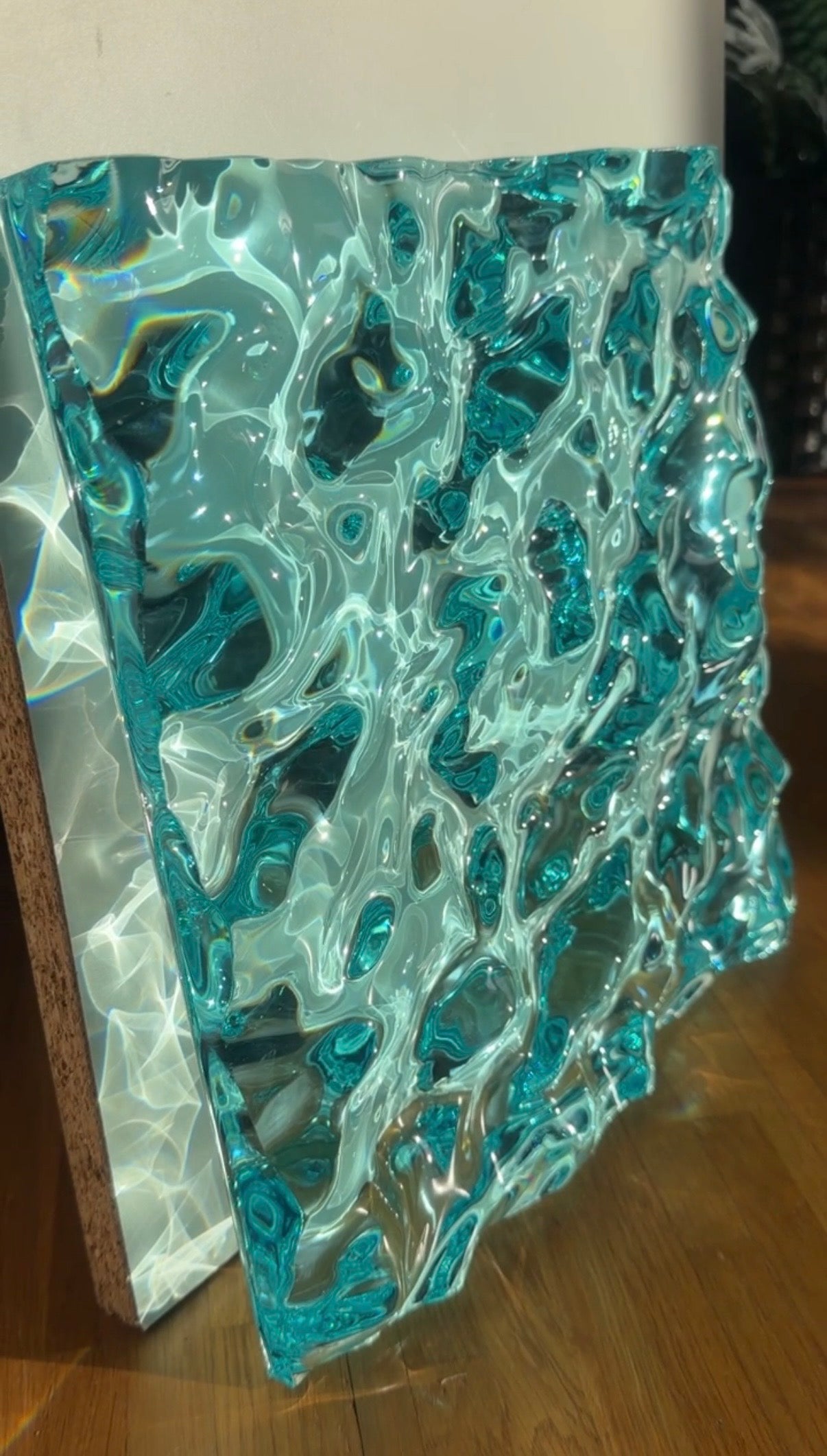 Vatteninspirerad konst 30x30 cm - Ocean art