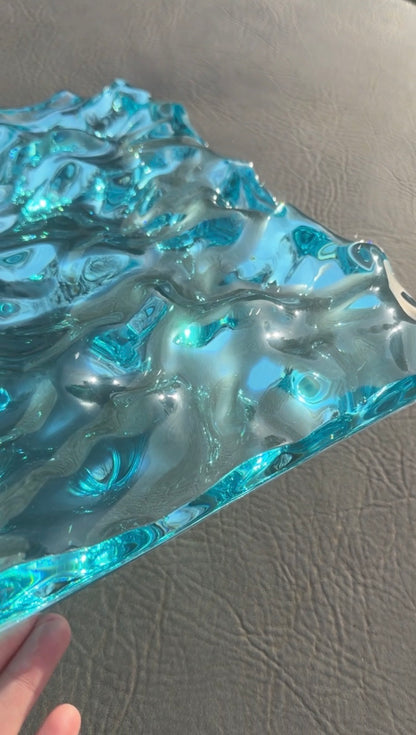 Vatteninspirerad konst 30x30 cm - Ocean art