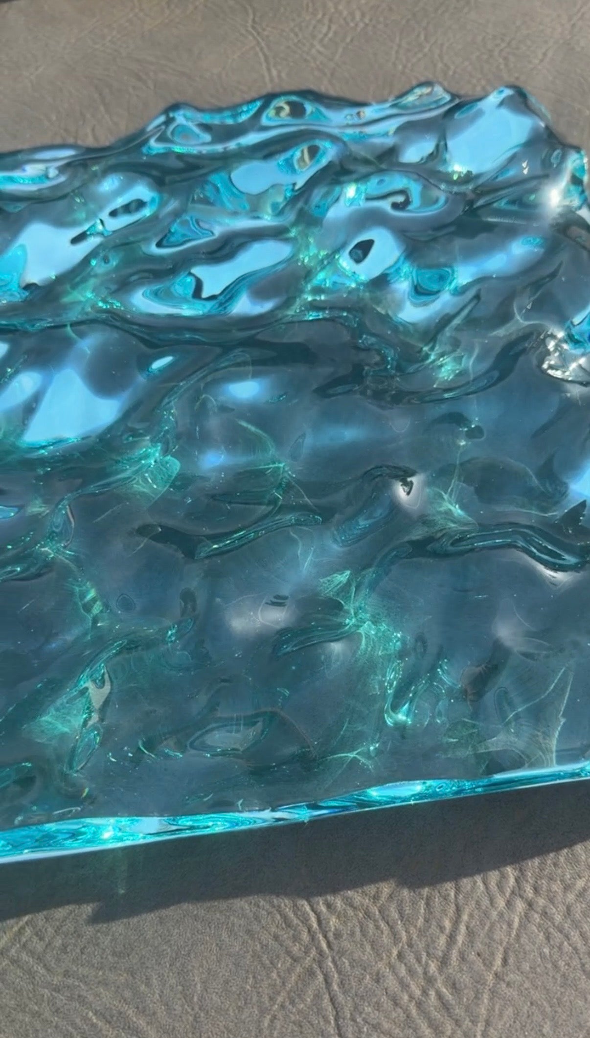Vatteninspirerad konst 30x30 cm - Ocean art