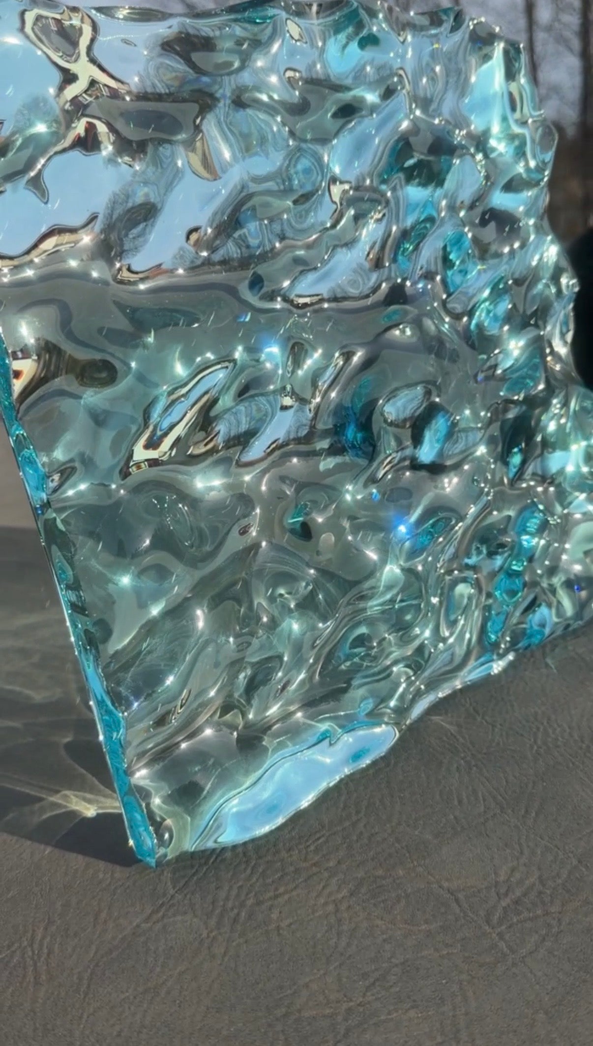 Vatteninspirerad konst 30x30 cm - Ocean art