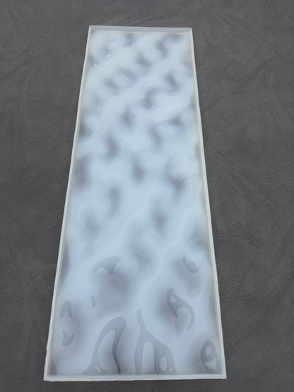USED Water ripple silicone mold 20 cm x 60 cm / Resin mold