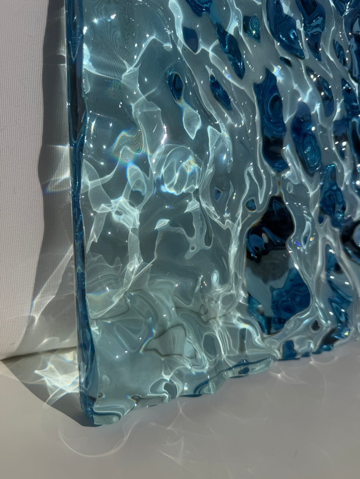 Water ripple silicone mold 30 cm x 30 cm / Resin mold
