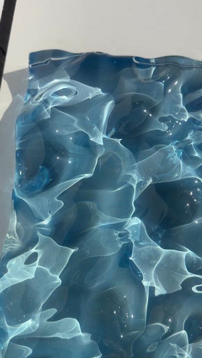 Ocean artpiece 30x30 cm - water ripples artpiece