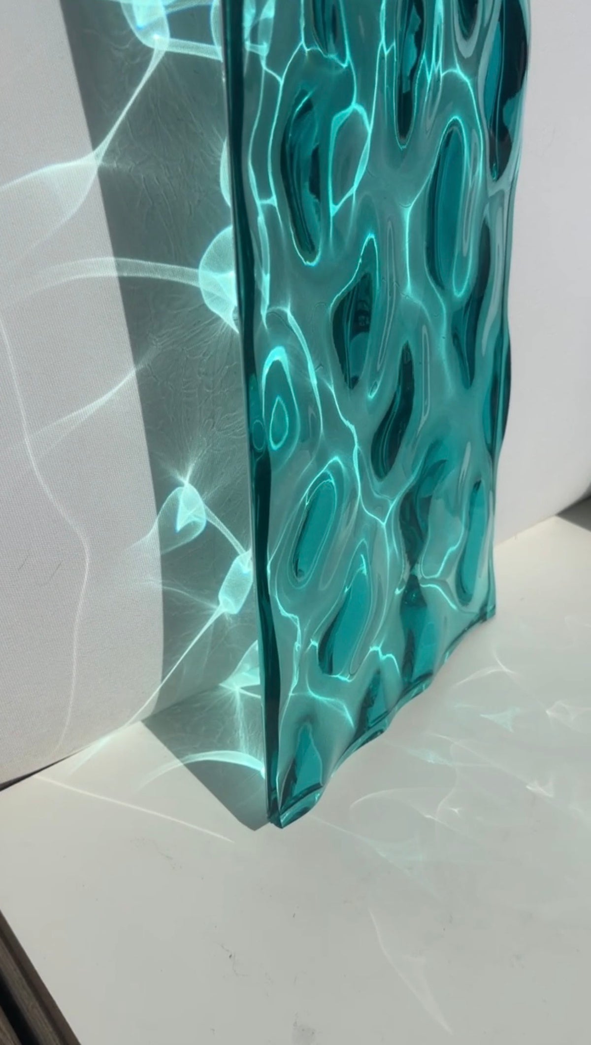USED Water ripple silicone mold 20 cm x 60 cm / Resin mold