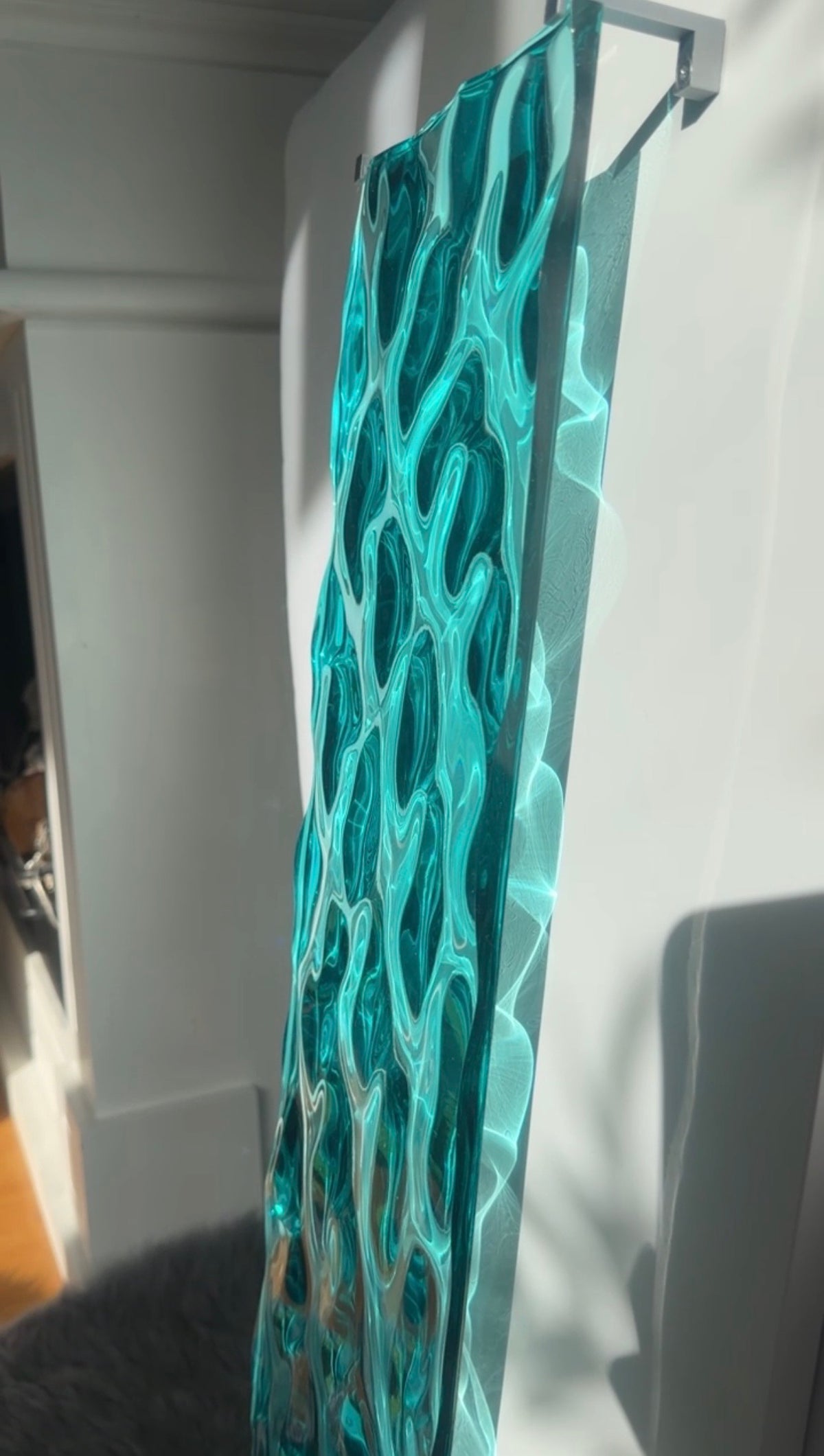 USED Water ripple silicone mold 20 cm x 60 cm / Resin mold