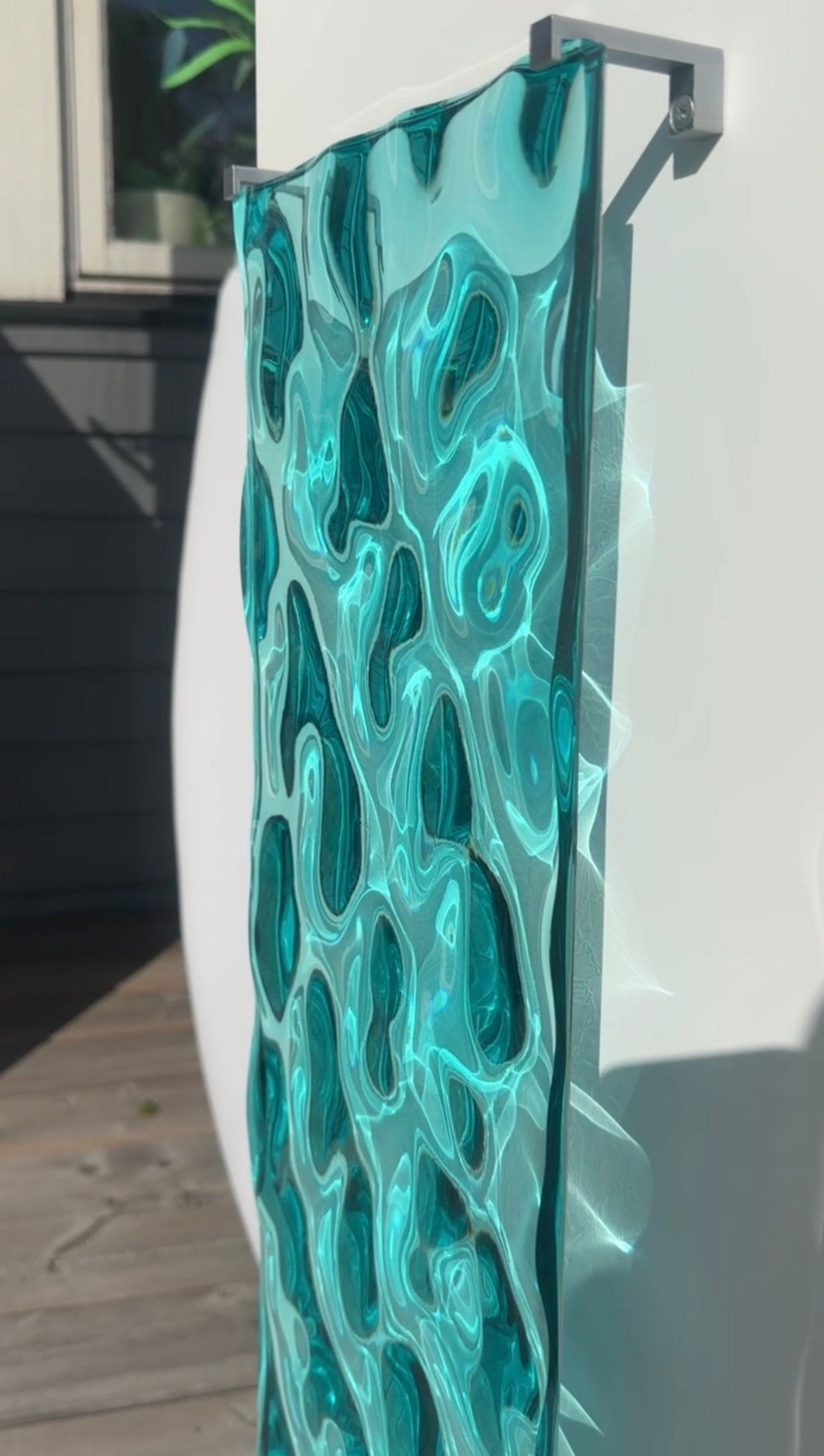 USED Water ripple silicone mold 20 cm x 60 cm / Resin mold