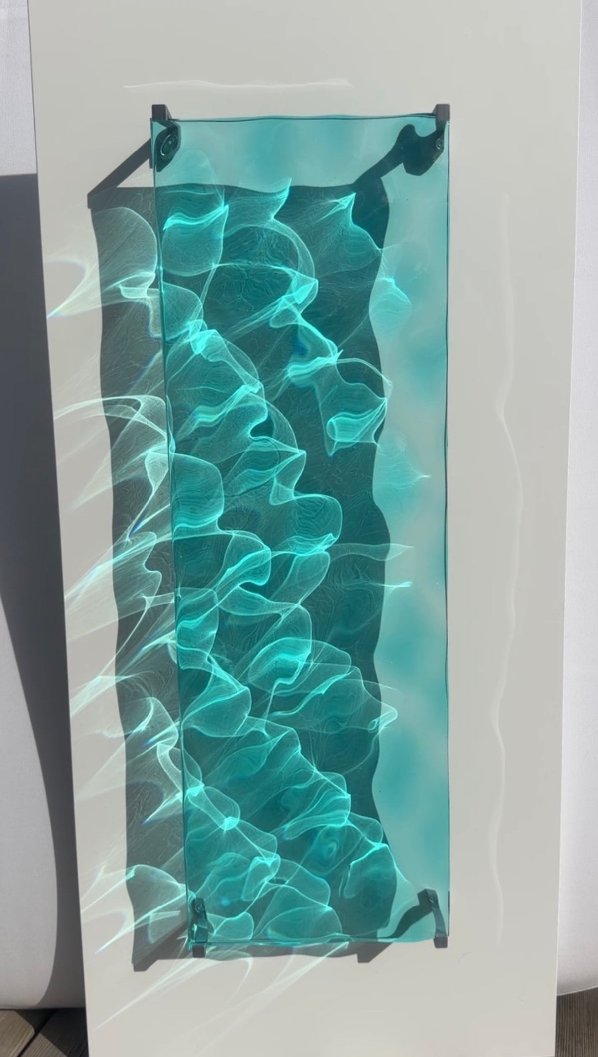 USED Water ripple silicone mold 20 cm x 60 cm / Resin mold