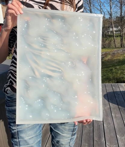 Vatten-inspirerad silikonform 40x30 cm