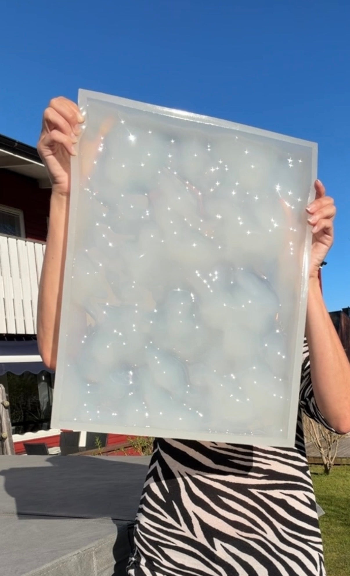 Vatten-inspirerad silikonform 40x30 cm