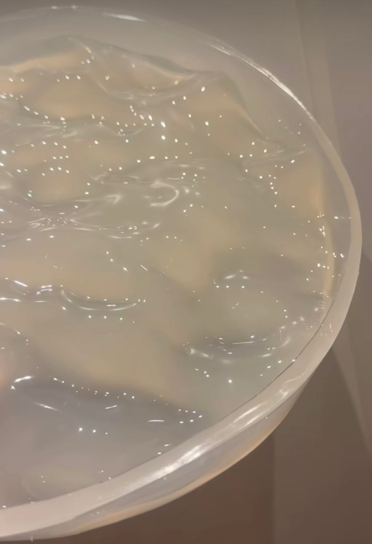 Water ripple silicone mold Round 30 cm / Resin mold