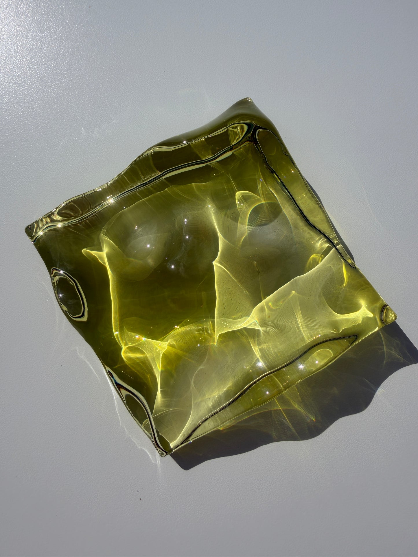 Water ripple silicone mold - MINI 10x10 cm / Resin mold