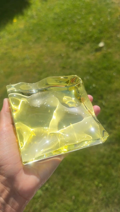Water ripple silicone mold - MINI 10x10 cm / Resin mold