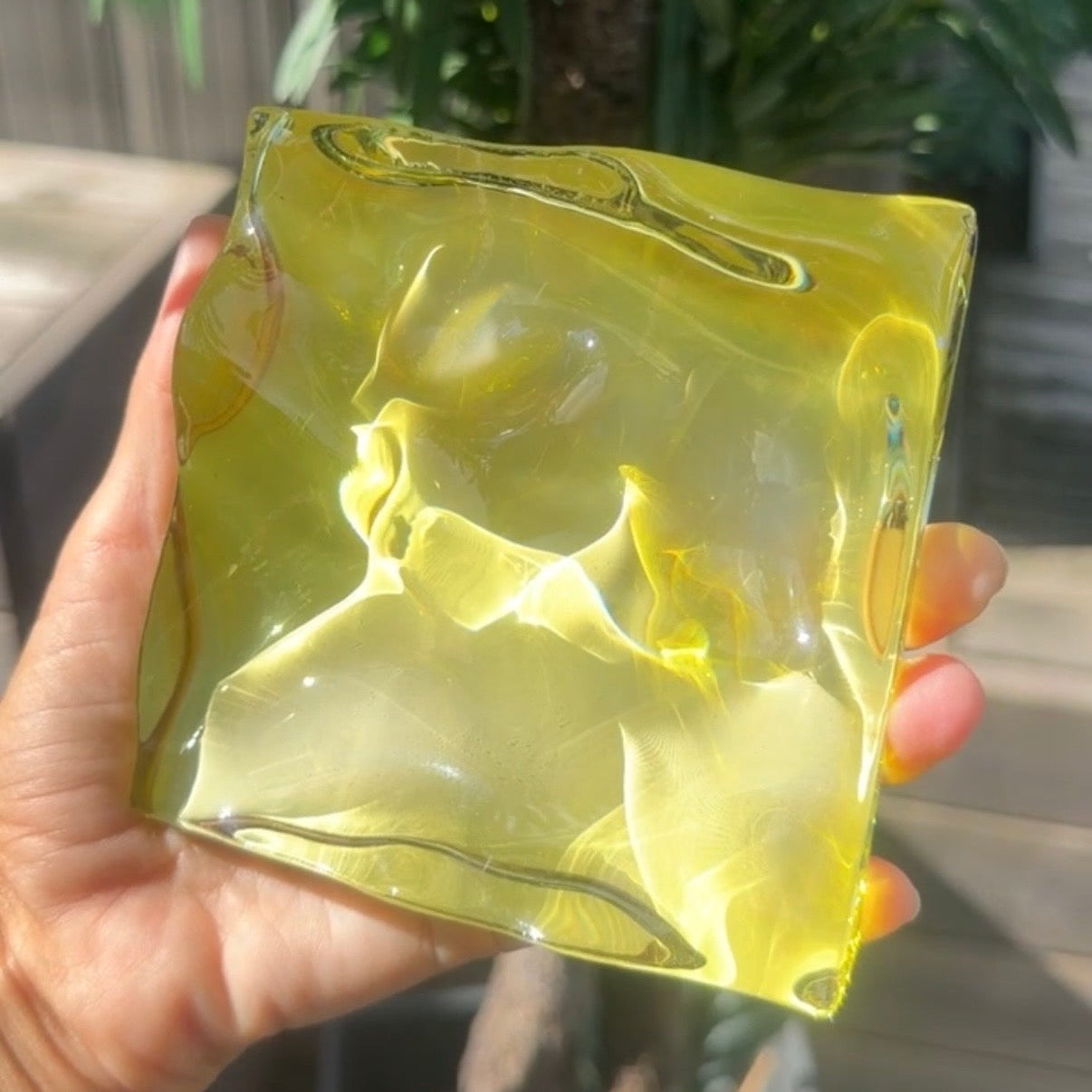 Water ripple silicone mold - MINI 10x10 cm / Resin mold