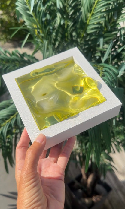 Ocean art MINI- water ripple painting