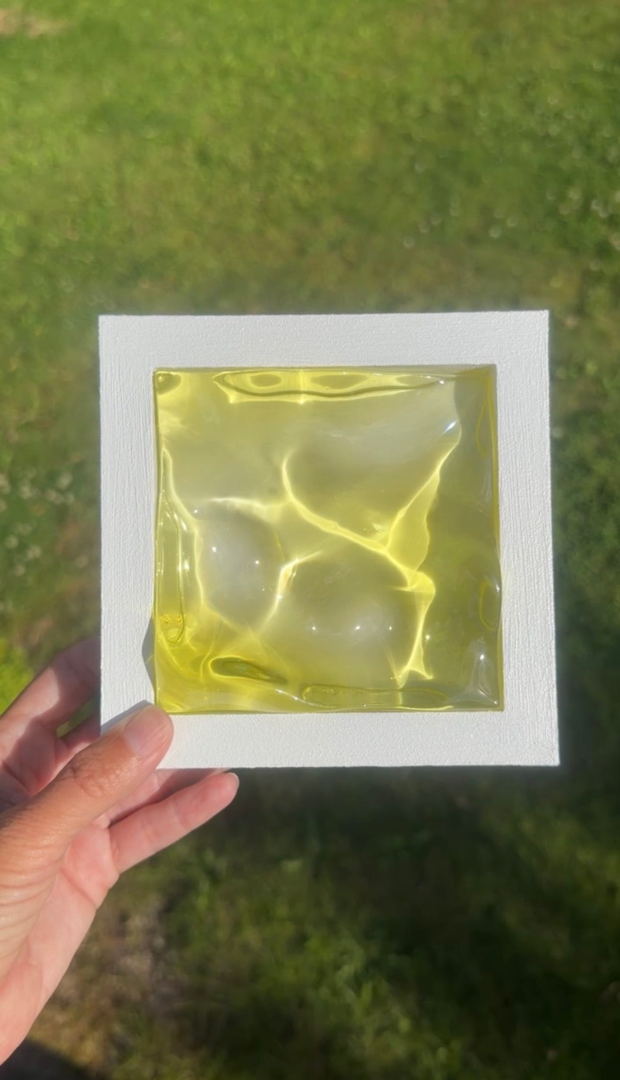 Ocean art MINI- water ripple painting