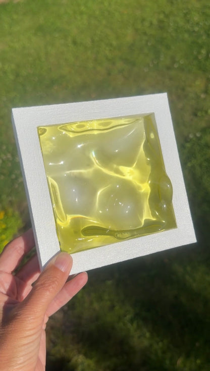 Ocean art MINI- water ripple painting