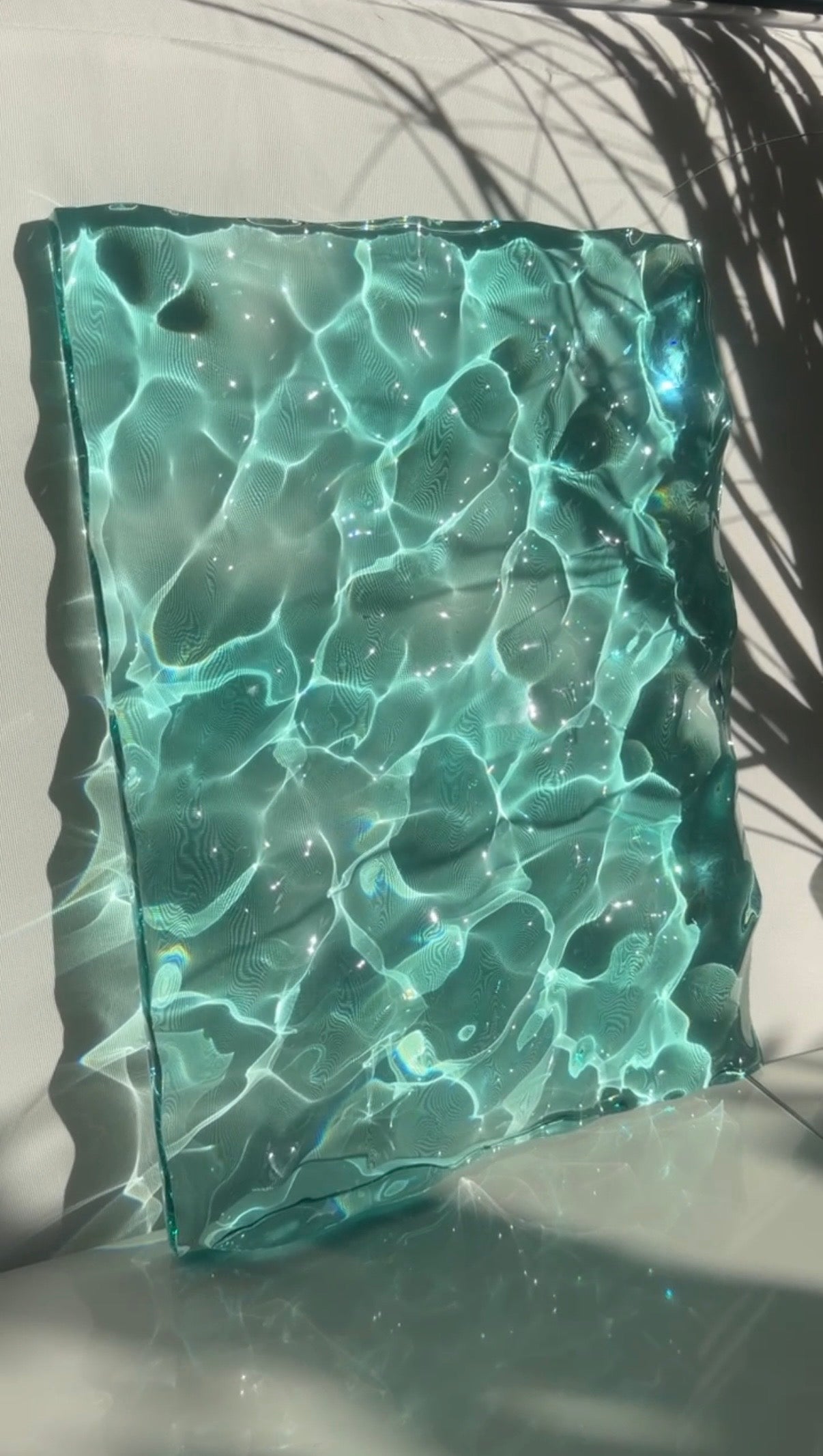 Ocean artpiece 40x30 cm - water ripples artpiece