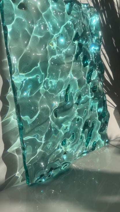 Ocean artpiece 40x30 cm - water ripples artpiece