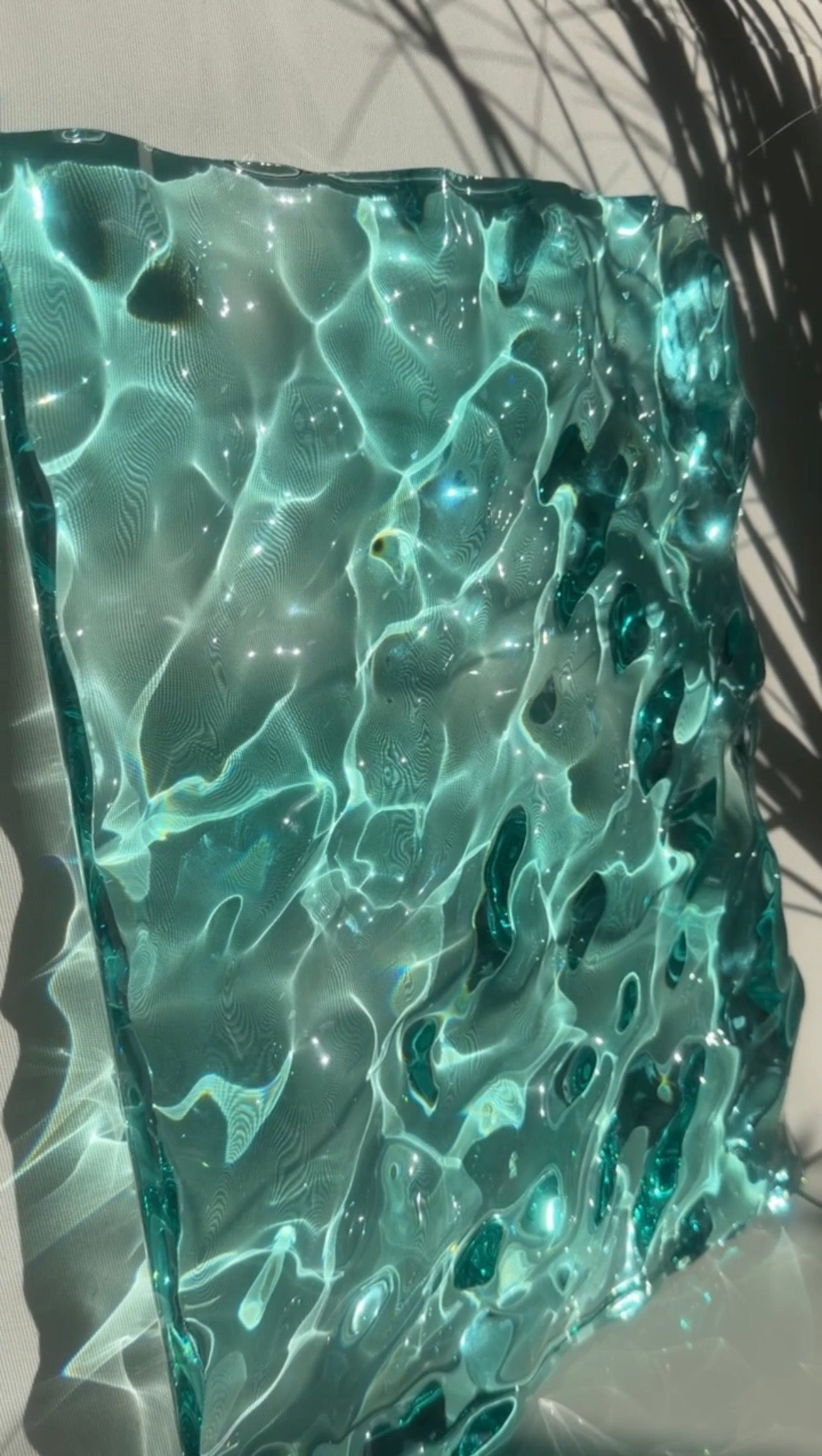 Ocean artpiece 40x30 cm - water ripples artpiece