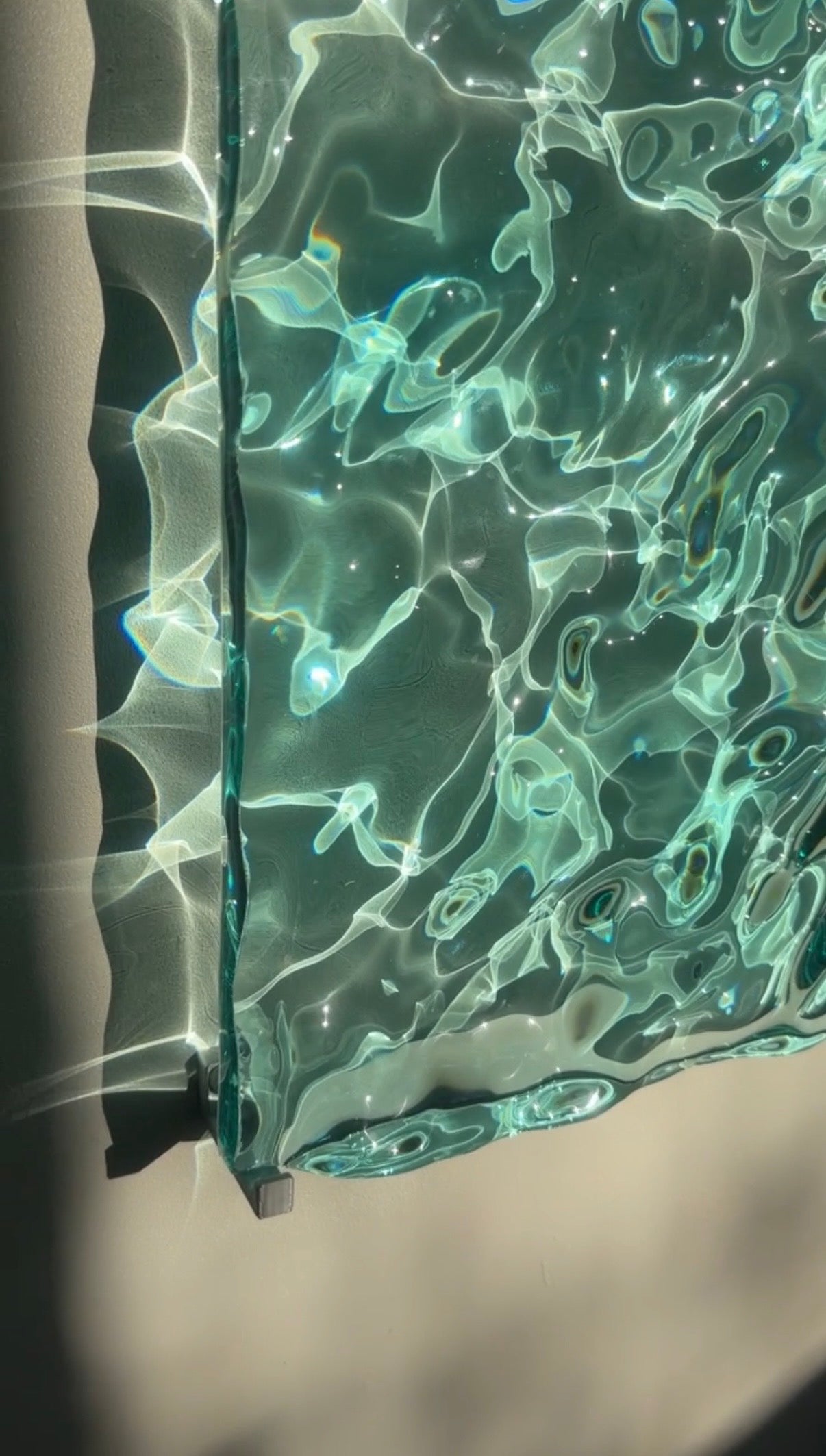 Ocean artpiece 40x30 cm - water ripples artpiece