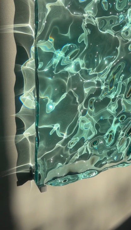 Ocean artpiece 40x30 cm - water ripples artpiece