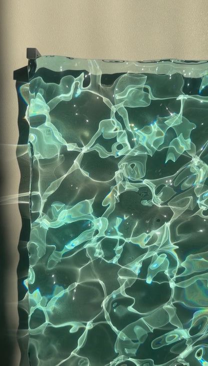 Ocean artpiece 40x30 cm - water ripples artpiece