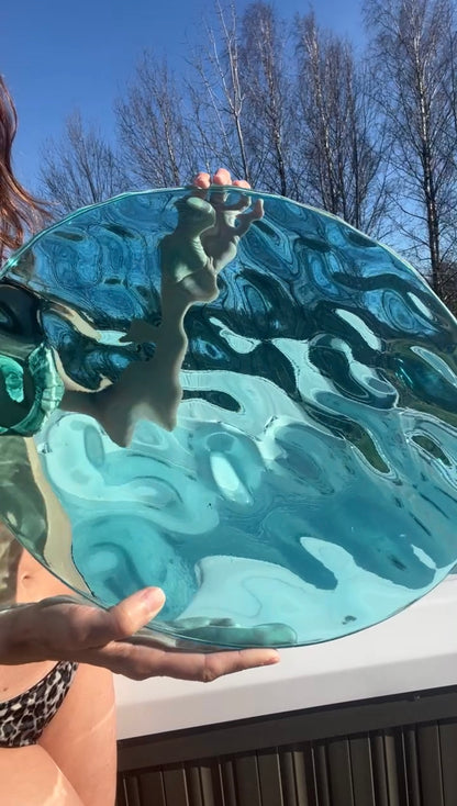 Vatten-inspirerad silikonform 30 cm Rund