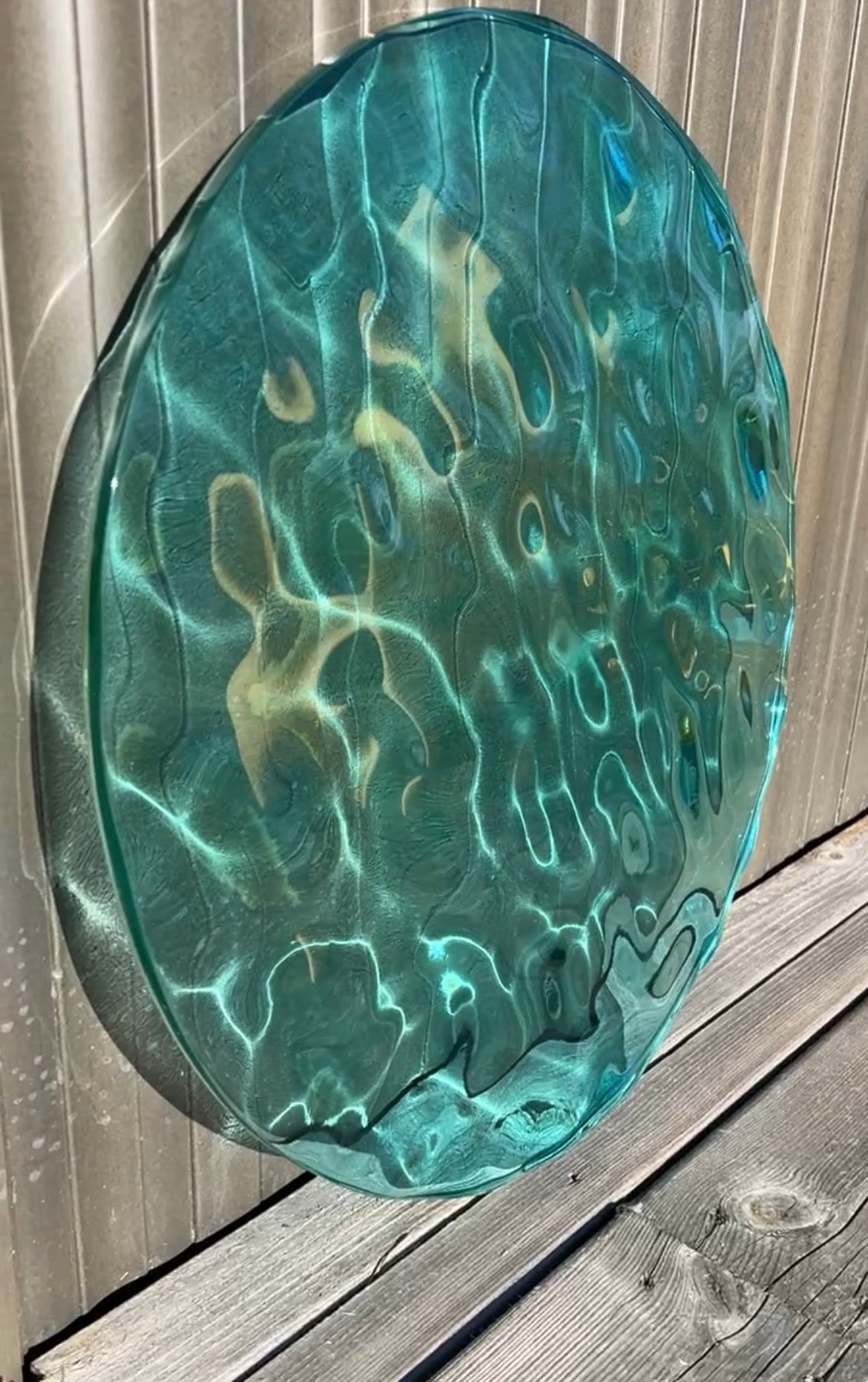 Vatten-inspirerad silikonform 30 cm Rund
