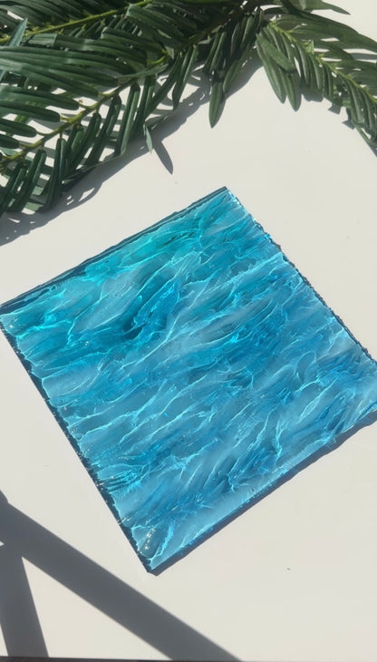 Vatten-inspirerad silikonform 20x20 cm