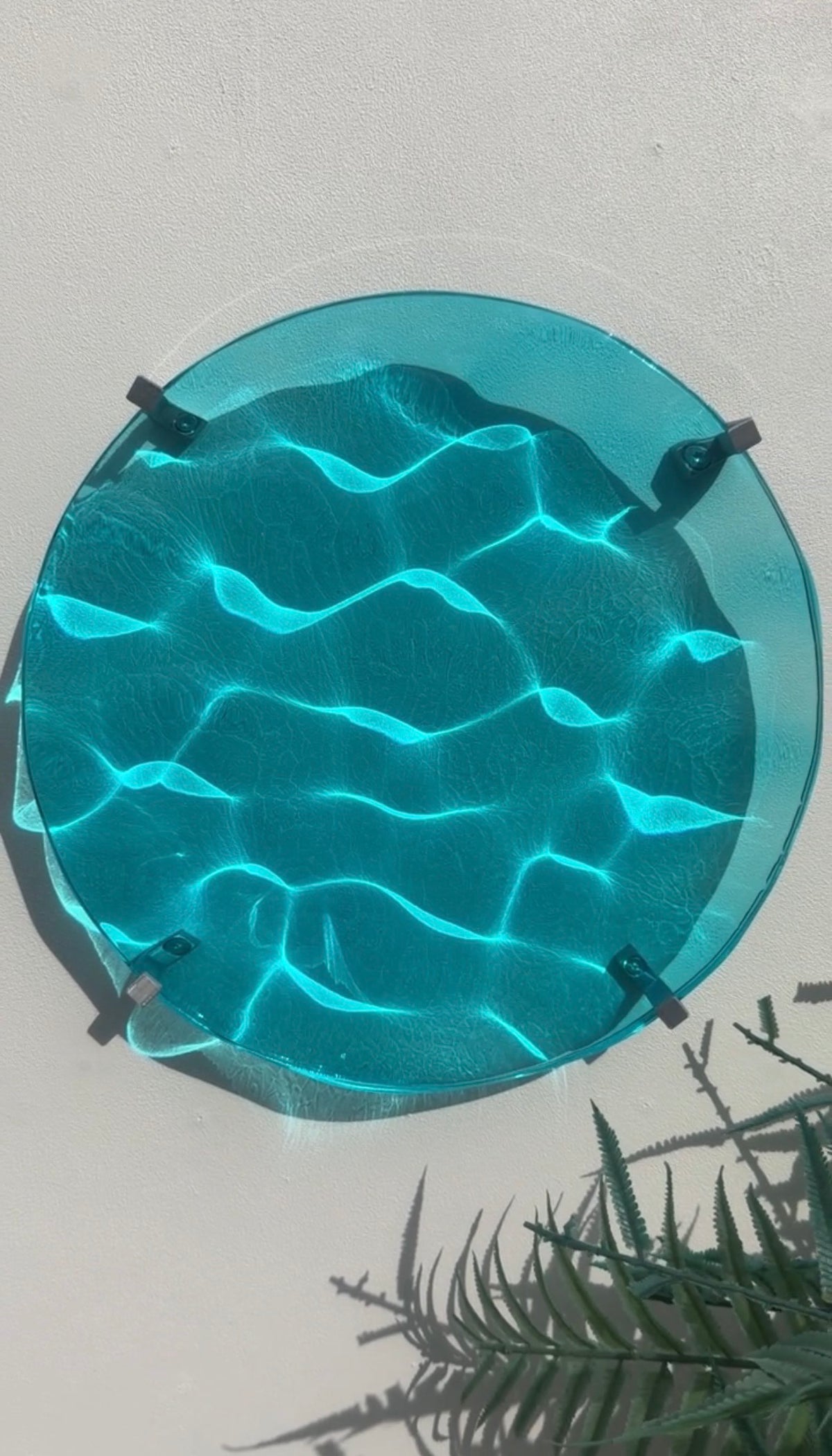 Vatten-inspirerad silikonform 30 cm Rund
