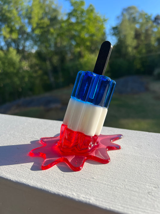 Melted popsicle sculpture  *POP ART*
