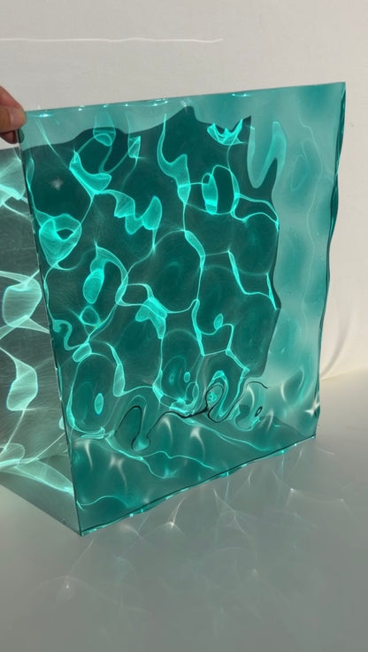 Ocean art 30x40 cm - water ripples artpiece