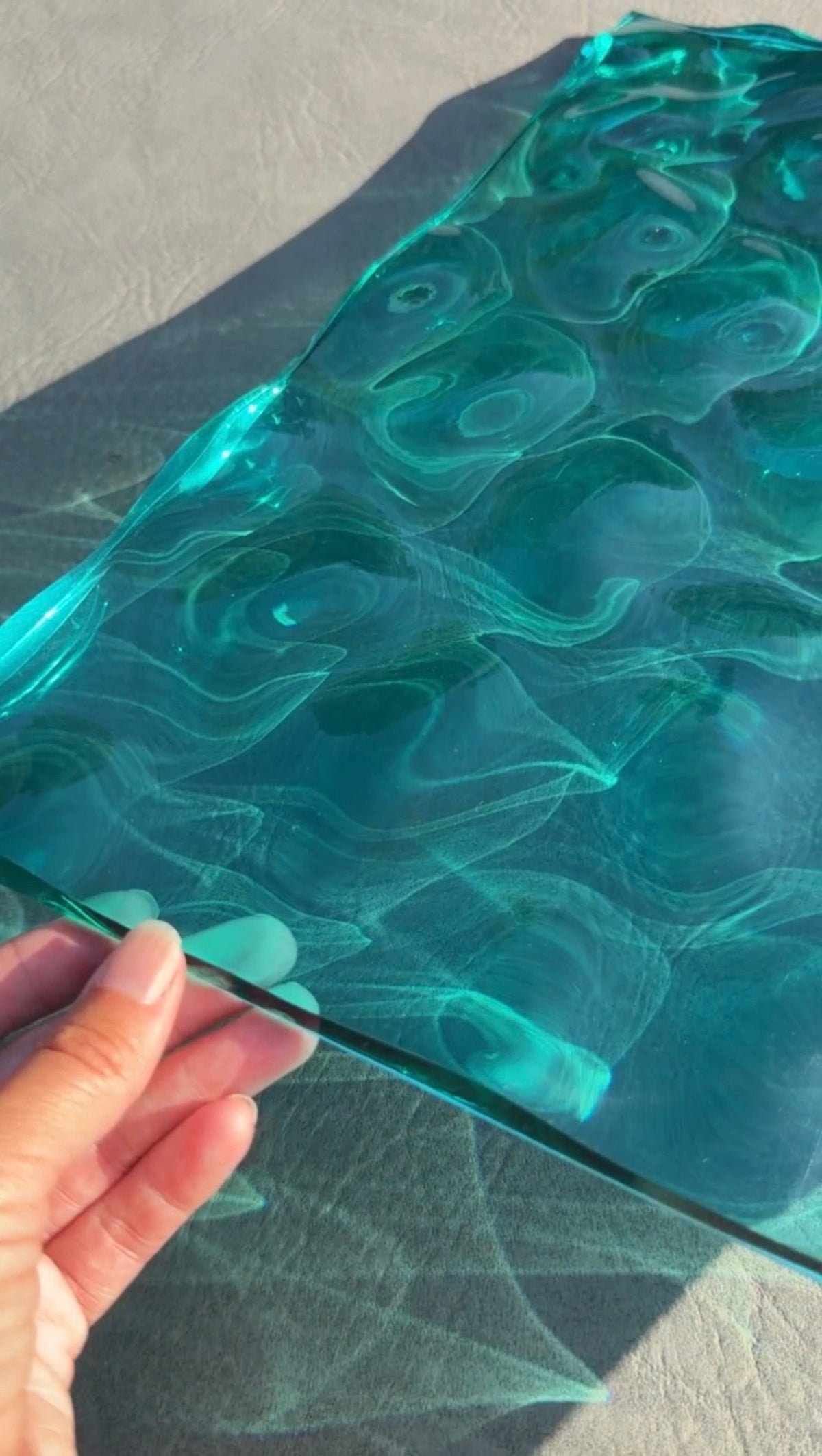 Ocean art 30x40 cm - water ripples artpiece