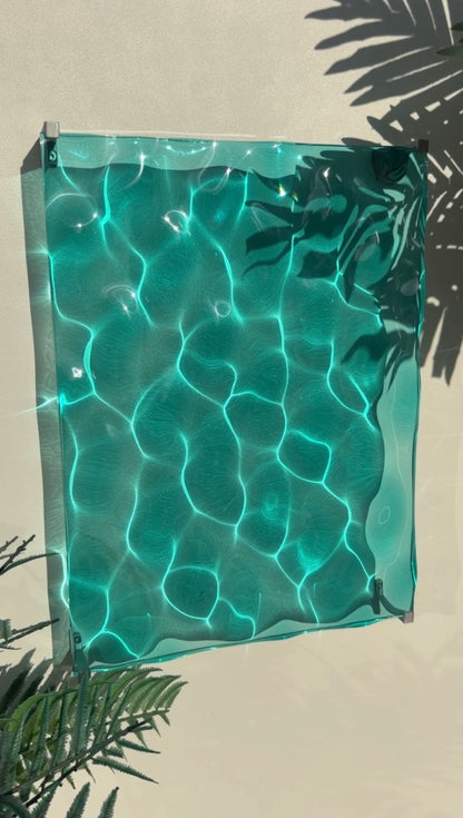 Ocean art 30x40 cm - water ripples artpiece